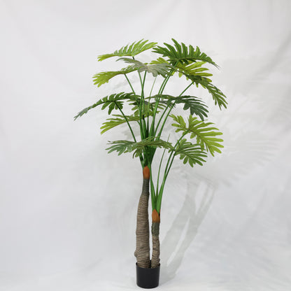 180cm Tropical Plastic Leaves tree Artificial Taro Leaf Potted Plant