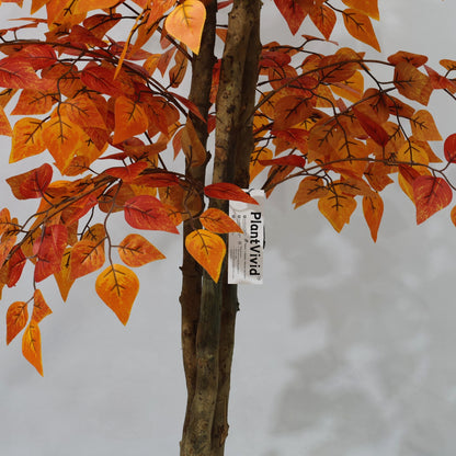 190cm Detachable Artificial Tree Yellow leaves Artificial Eucalyptus Tree