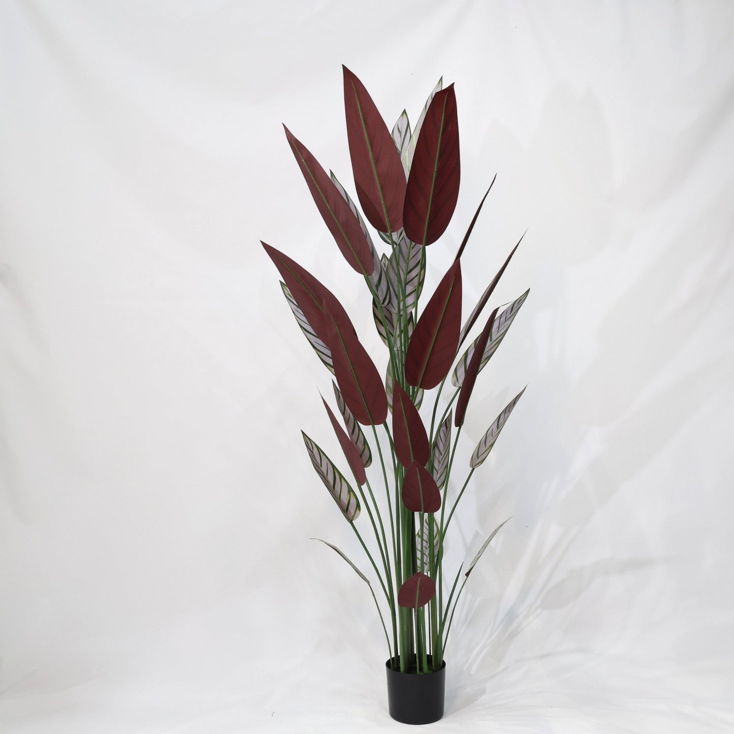 180cm Faux Cordyline Purple Leaf Artificial Plant with Sturdy Stem