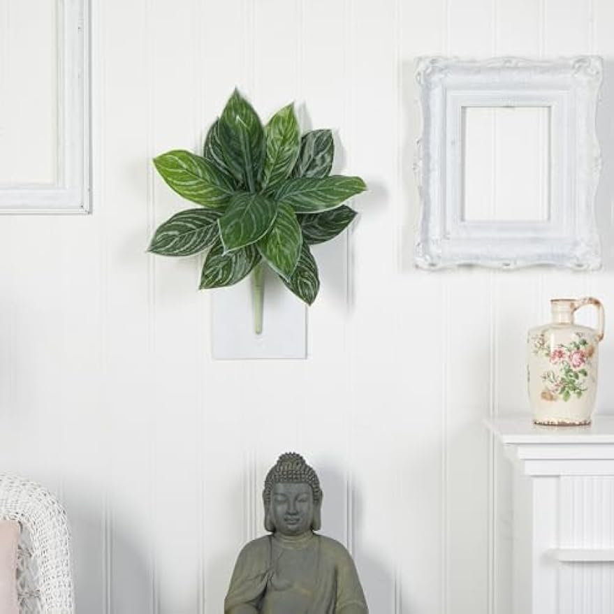 21in. Silver Aglaonema Artificial Plant (Real Touch) (Set of 6)