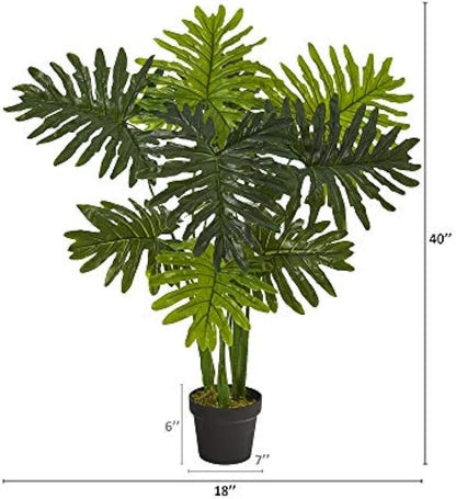 40in. Philodendron Artificial Plant (Real Touch)