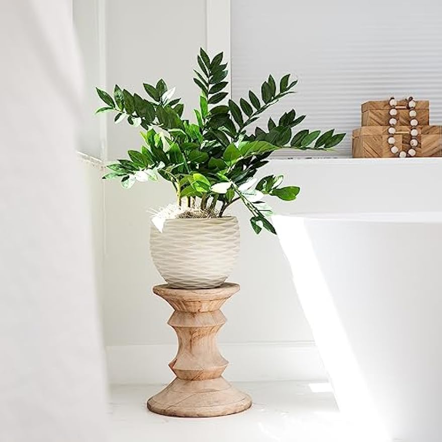 28in. Artificial Zamioculcas Plant with Decorative Planter