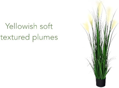 4ft. Plume Grass Artificial Plant