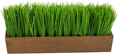 12in. Grass Artificial Plant in Decorative Planter