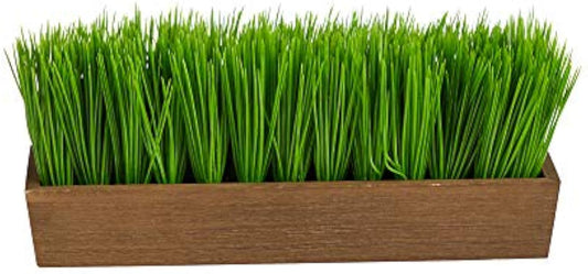 12in. Grass Artificial Plant in Decorative Planter