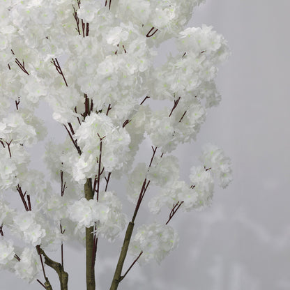 190cm Artificial white Cherry Blossom Tree Detachable Faux Plant