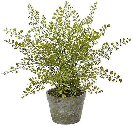 4251 Maiden Hair Artificial Plant in Planter Green Small