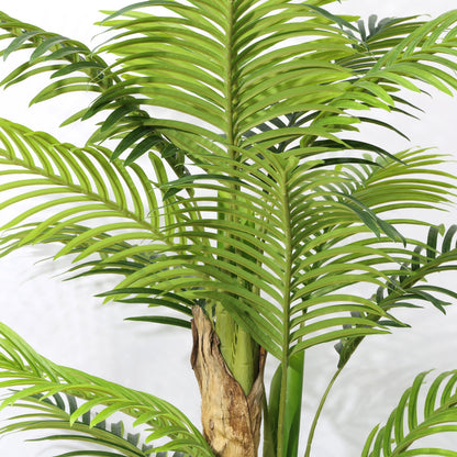 150cm Artificial Plant 3 Stem Areca Palm Artificial Plant UV-Resistant Tropical Plant