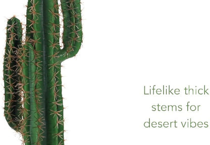 3' Cactus Artificial Plant, Green 2.5ft.