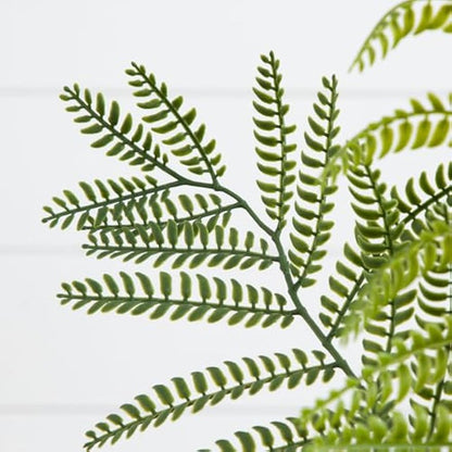 5ft Jacaranda Artificial Tree - Lifelike Green Leaves, Flexible Branches, Premium Craftsmanship, Includes Nursery Planter - Ideal for H