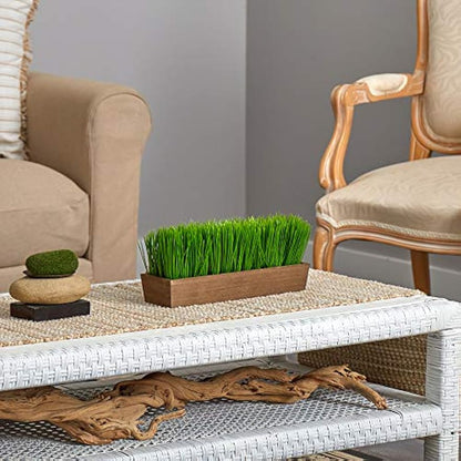 12in. Grass Artificial Plant in Decorative Planter