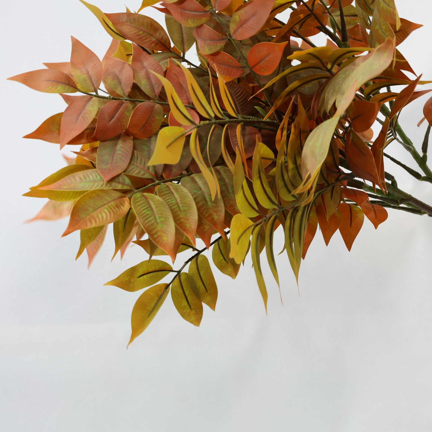 3 Pcs 70cm Artificial Plant Red Lacquer Branches Faux Plants Bendable Stems