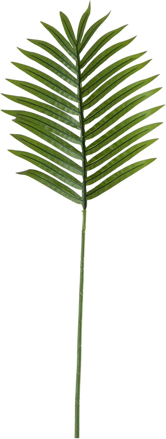 33-in Artificial Palm Fronds Stems, Set of 3 Long Stem Artificial Palms for Home or Office Décor, Faux Palm Fronds for DIY Decoration