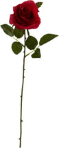 Nearly Natural 18in. Rose Flower (Set of 24) Artificial Plant, 18"H x 3.25"W x 3.25"D, Orange No50