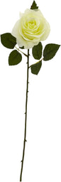 Nearly Natural 18in. Rose Flower (Set of 24) Artificial Plant, 18"H x 3.25"W x 3.25"D, Orange No50