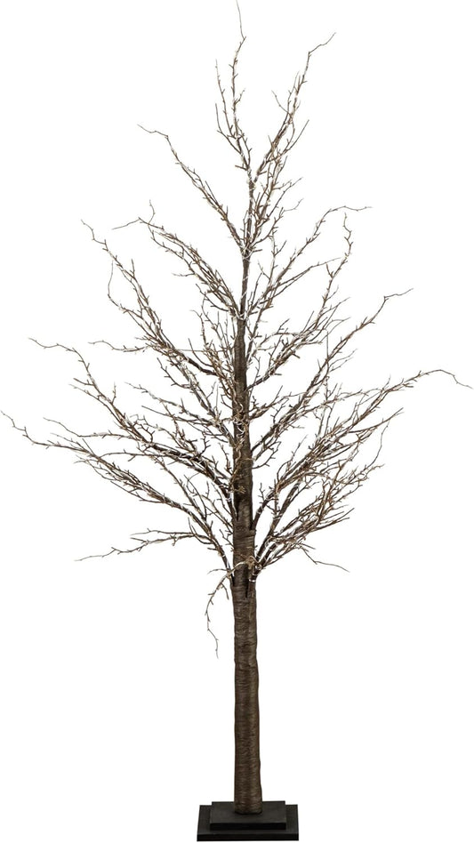 5ft. Pre-Lit Artificial Twig Tree with 360 Warm White LED Lights