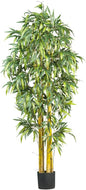 5190 Big Bamboo Silk Tree, 6-Feet, Green, Artificial Floral Company No50