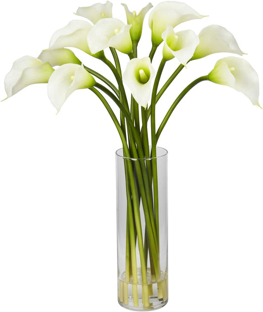 Mini Calla Lily Silk Flower Arrangement No50
