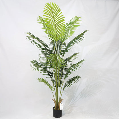 Τεχνητός φοίνικας Areca 180cm με 15 πράσινα φύλλα, ψεύτικο δέντρο  τον κήπο του