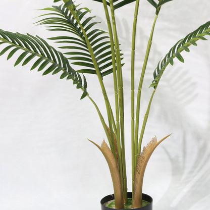 120cm Artificial Tree Areca Palm Plant Fake tree 9 leaves for decoration
