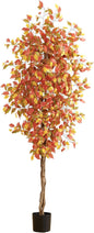 7ft. Autumn Ficus Artificial Fall Tree