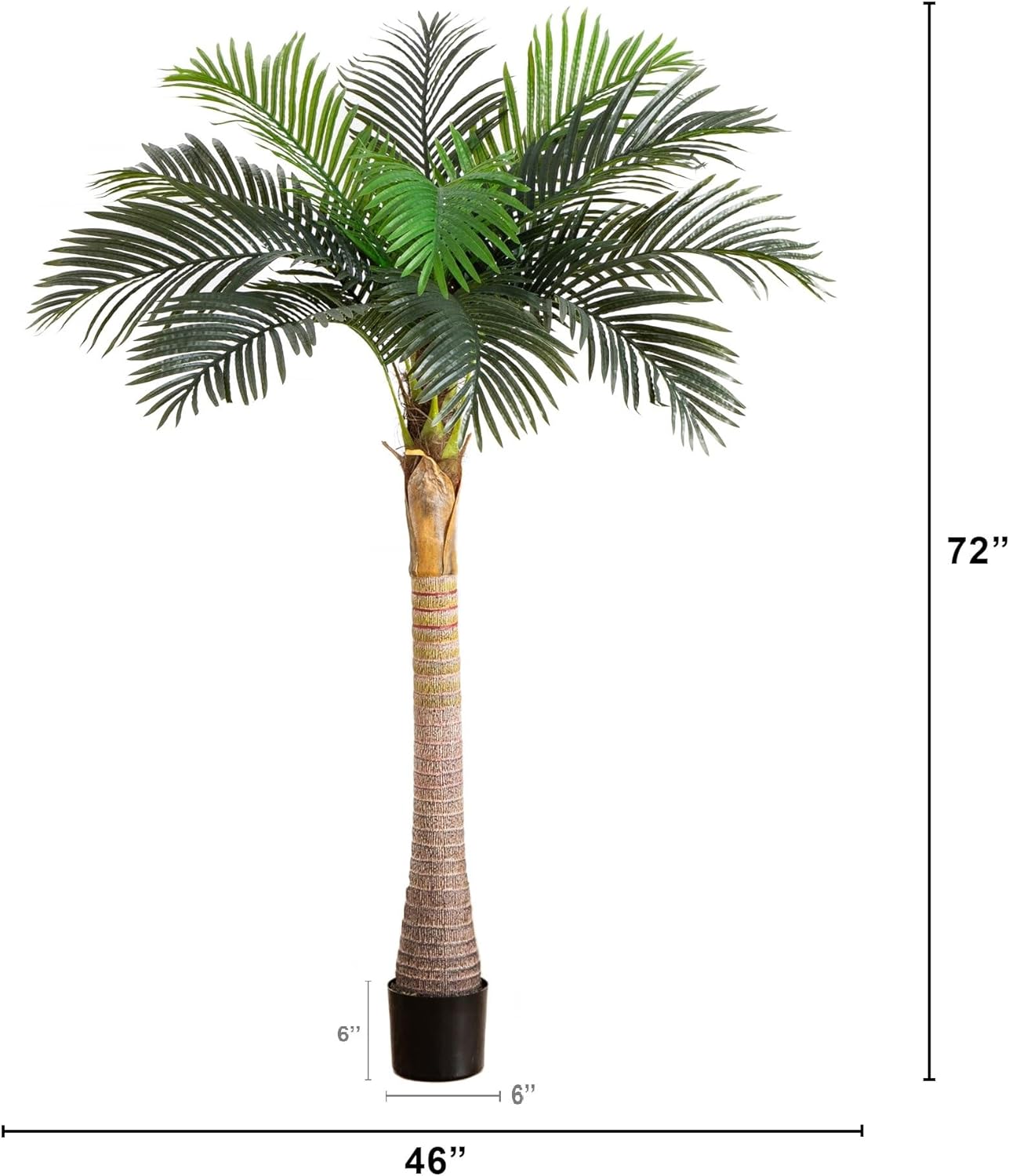 6ft. Artificial Coconut Palm Tree No50