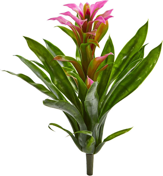 15in. Bromeliad Artificial Flower (Set of 4)