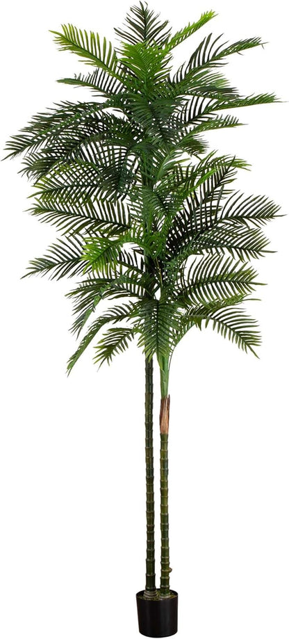8ft. UV Resistant Artificial Double Robellini Palm Tree (Indoor/Outdoor) No50