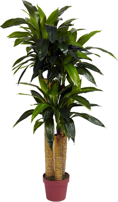 4ft. Corn Stalk Dracaena Silk Plant (Real Touch)