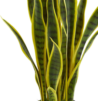 26 in. Sansevieria Artificial Silk Plants, Green