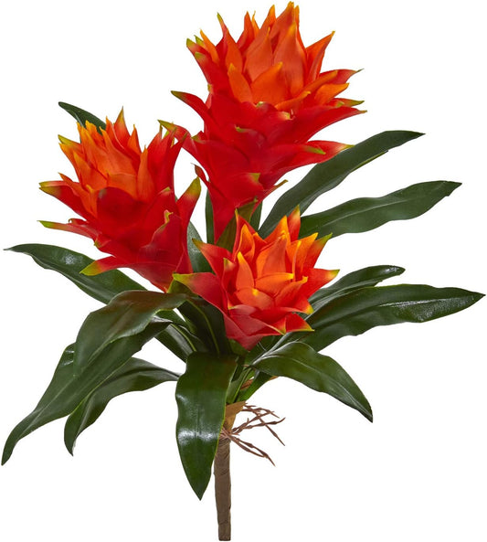 16in. Double Bromeliad Artificial Flower (Set of 6)