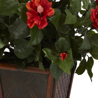 39in. Hibiscus Topiary