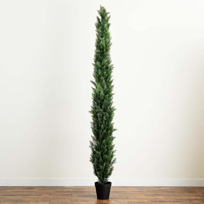 Nearly Natural 10ft. UV Resistant Artificial Cedar Pine Tree (Indoor/Outdoor) No50