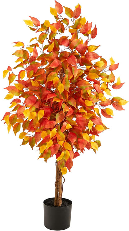 4ft. Autumn Ficus Artificial Fall Tree