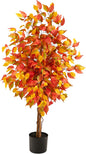 4ft. Autumn Ficus Artificial Fall Tree