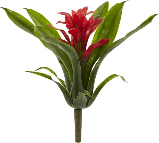 11in. Bromeliad Artificial Flower Stem, Set of 6 No50