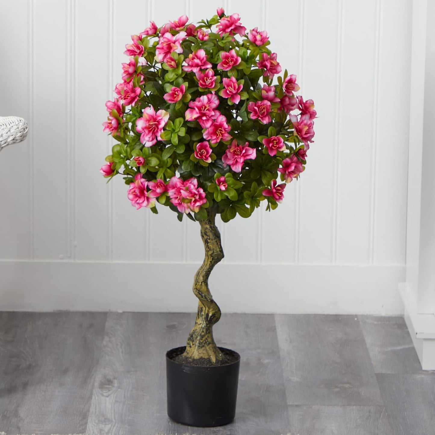 3ft. Azalea Artificial Topiary Tree – Plant Vivid