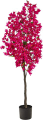 Nearly Natural 5ft. Bougainvillea Artificial Tree