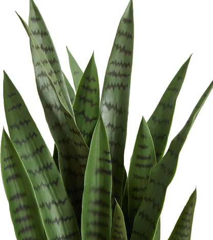 38 in. Sansevieria Artificial Silk Plants, Green No50