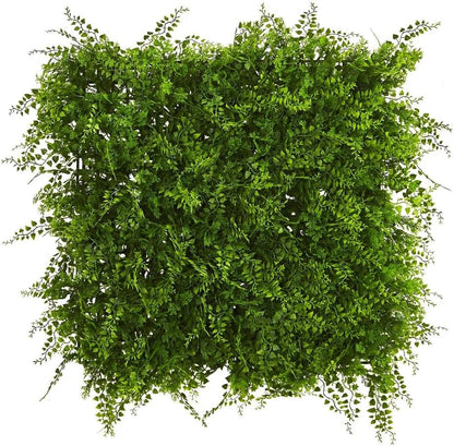 20in. x 20in. Lush Mediterranean Artificial Fern Wall Panel UV Resistant (Indoor/Outdoor)