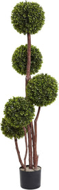 4ft. Boxwood Topiary Tree UV Resistant (Indoor/Outdoor)