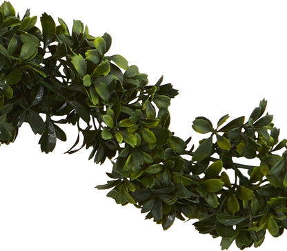 6ft. Boxwood Artificial Garland (Indoor/Outdoor), Set of 4