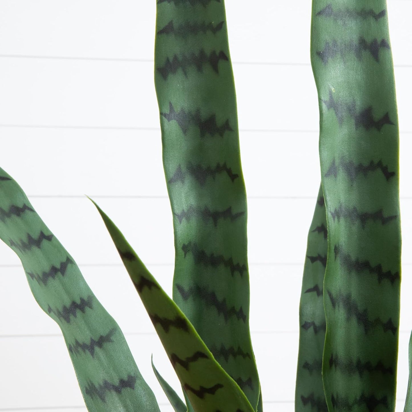 3-ft Artificial Snake Plant for Outdoors, Indoor/Outdoor UV Resistant Sansevieria, 36-in Faux Snake Plant for Outdoor Porch and Deck De