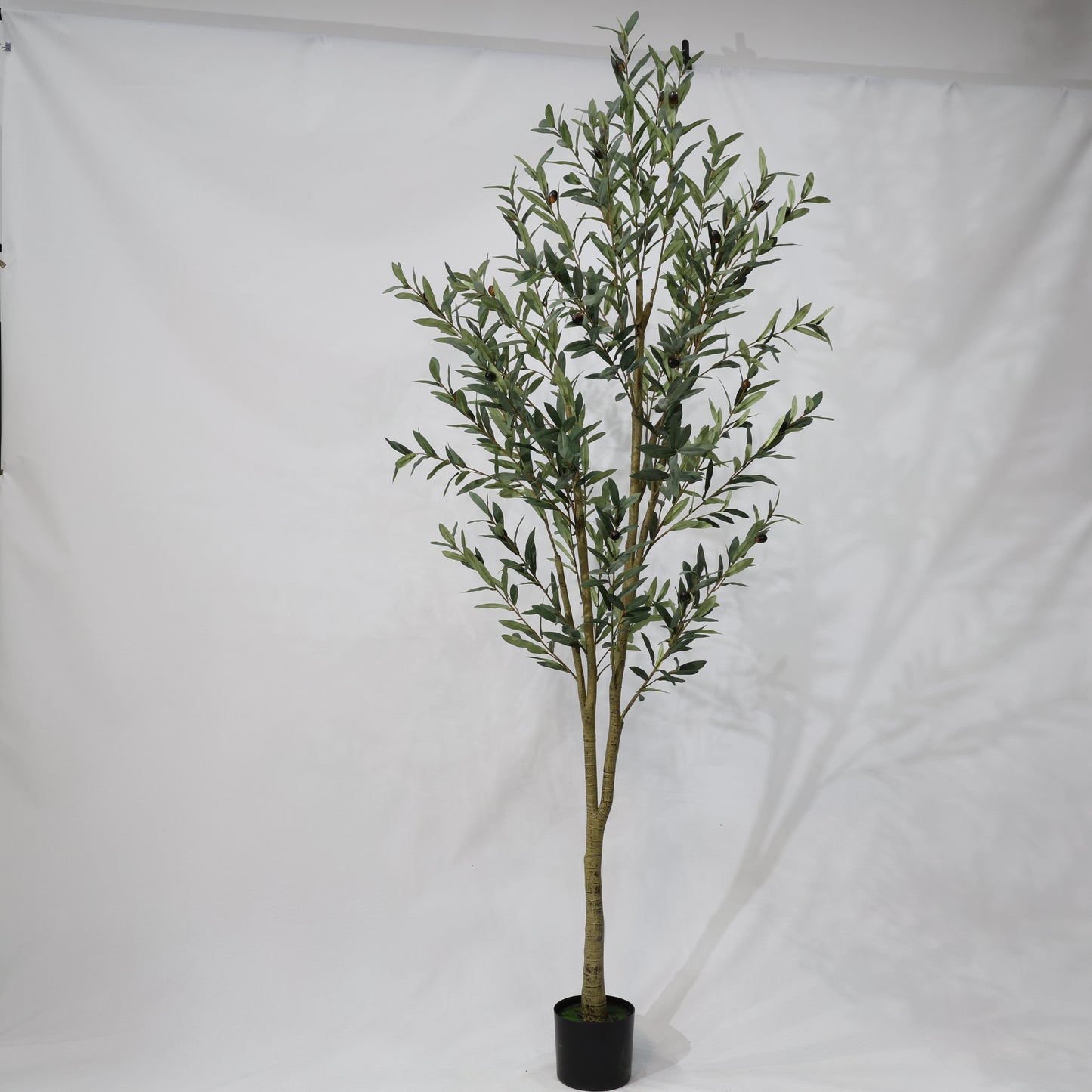 210cm Artificial Olive Tree Detachable Dual Branches - Realistic Foliage