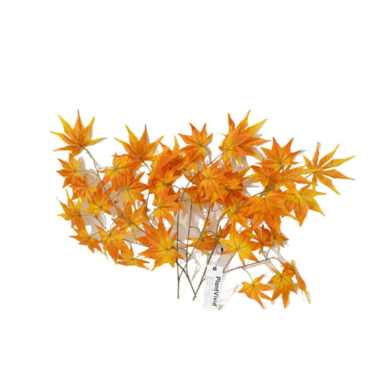 3 Pcs 65cm artificial plant Green maple leaf plants indoor decoration