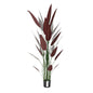 180cm Faux Cordyline Purple Leaf Artificial Plant with Sturdy Stem