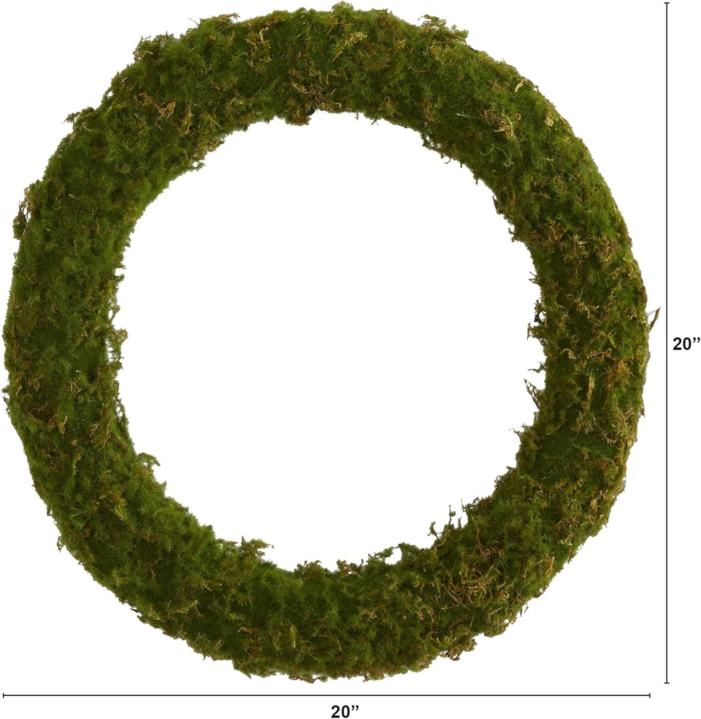 20in. Moss Artificial Wreath