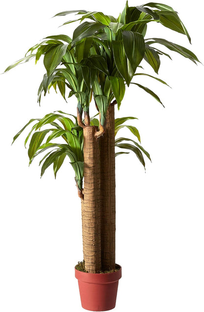 4ft. Corn Stalk Dracaena Silk Plant (Real Touch)
