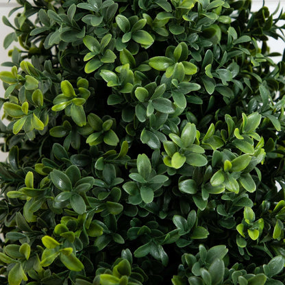 Nearly Natural 2.5ft. UV Resistant Artificial Boxwood Plant with Integrated Ground Stake (Indoor/Outdoor) - Set of 2 No50