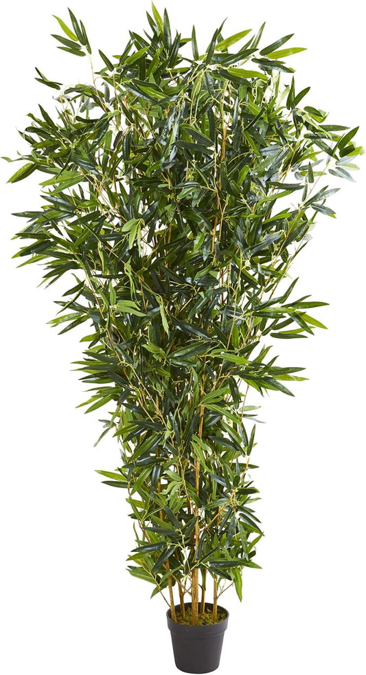 6-Ft. Bamboo Artificial (Real Touch) UV Resistant (Indoor/Outdoor) Silk Trees, Green